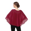 Casual Chiffon Cape Soft Shawl Sheer Shrugs Poncho Capelets shawls