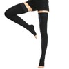 Beister Compression Socks, Open Toe, Thigh Length, 0.8 - 1.2