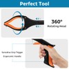 Adiwo Foldable Litter Picker Grabber, 91cm/36" Long Handle Litter Pickers