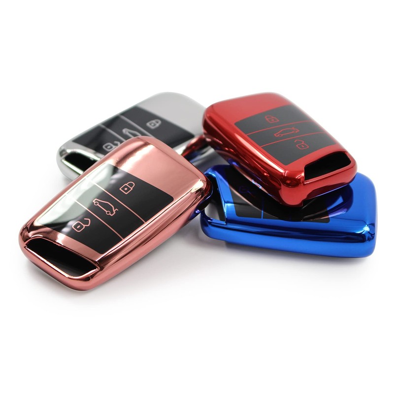 Car Key Case for 3-Button Car Key TPU Protective Case