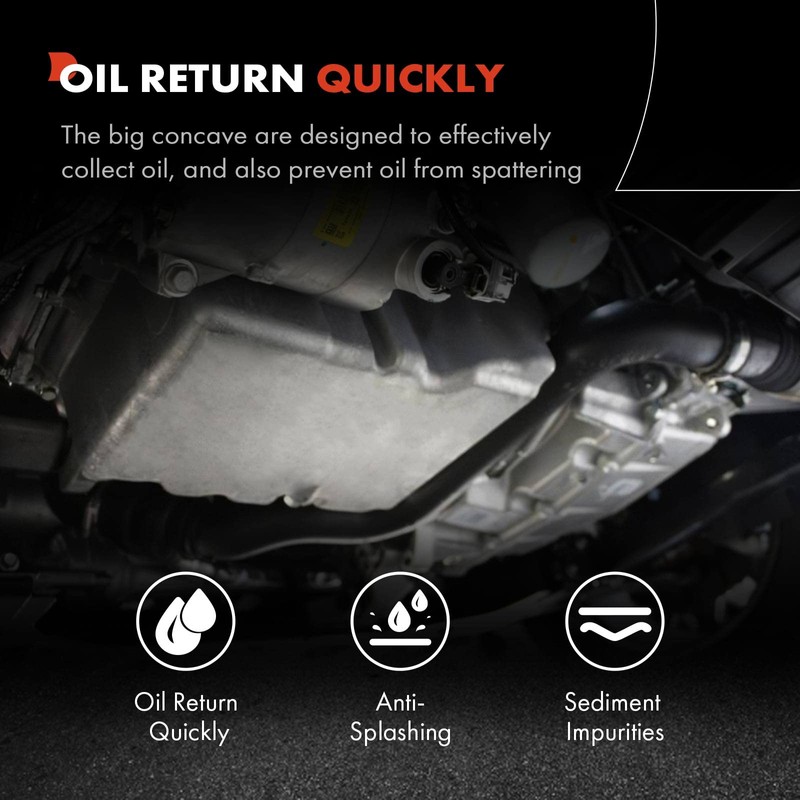 A-Premium Engine Oil Pan Sump with Drain Plug Compatible with
