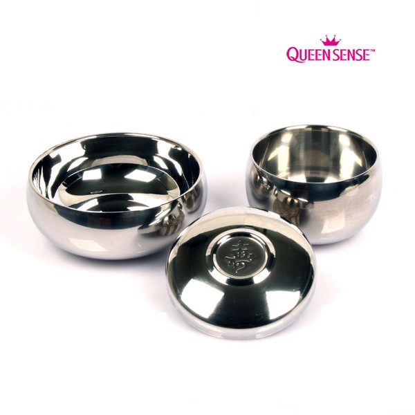 Queen Sense Double Vacuum Stainless Steel Tableware Rice Bowl Serving