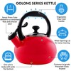 Chantal 1.8 QT Kettle, Buttons Series, Premium Enamel on Carbon