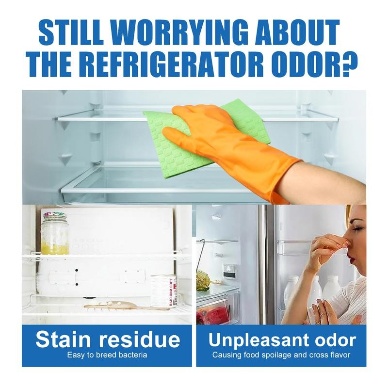 Jakehoe Refrigerator Cleaning Sheet Refrigerator Microwave Oven To Remove Oil