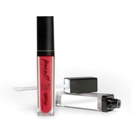 Caren Original Paint! Cupcake Light Up Lip Gloss with No Shimmer, Sheer Watermelon Pink, 0.23 Fluid Ounce