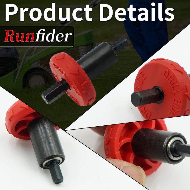 runfider Jump Starter Tool Electric Engine Drill Bit Adapter Fit