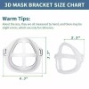 Unbranded 10PCS Face Mask Reusable Holder Inner Support Frame Silicone
