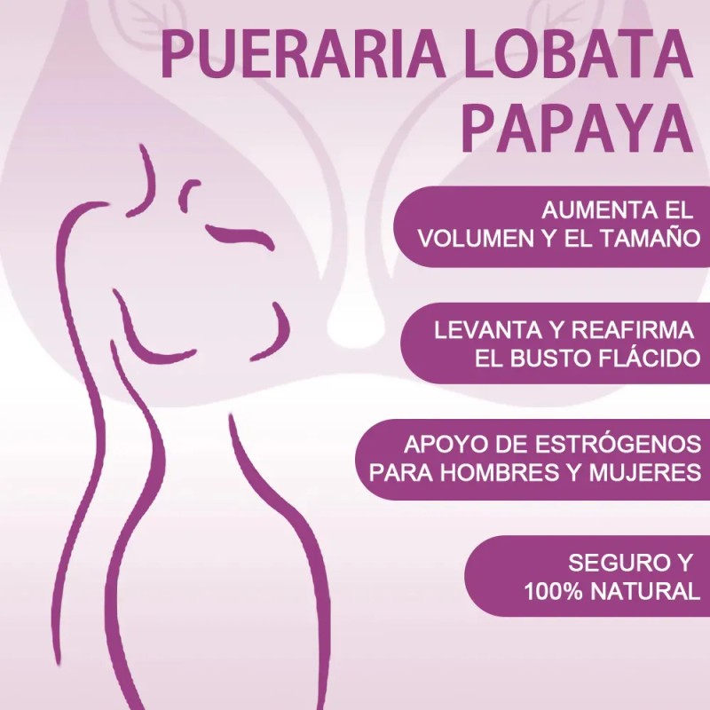Gwynne Puro Natural Aumento Mamas Lifting Glúteos Pueraria Mirifica 1000mg