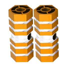 VGEBY1 - Clavijas para pedales de eje trasero de bicicleta BMX (doradas)