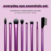 REAL TECHNIQUES, Everyday Eye Essentials, Set de Brochas para Maquillaje