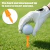 pupuluck 70mm Golf Tees Plastic 120pcs Castle Tees Golf Durable