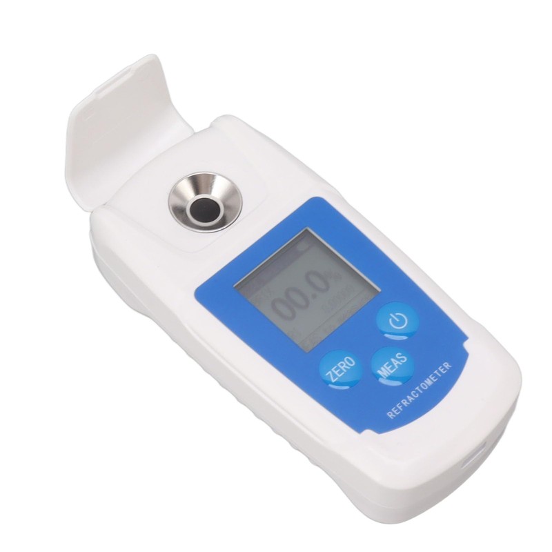 Digital Brix Refractometer, Range 0‑55% Brix Meter, Automatic Temperature Compensation
