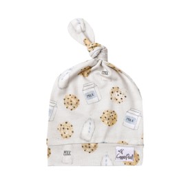 Copper Pearl - Gorro de bebé con Nudo Superior elástico Suave para niña, 1.6 oz