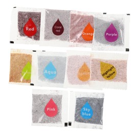 TEHAUX 10pcs Tie Dye Kit for Boys and Girls Adults DIY Fabric Reactive Dye Synthetic Fabric Pigments