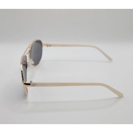 Maui and Sons Gold Frame Black Lens Sunglasses  59-16-135 -NEW