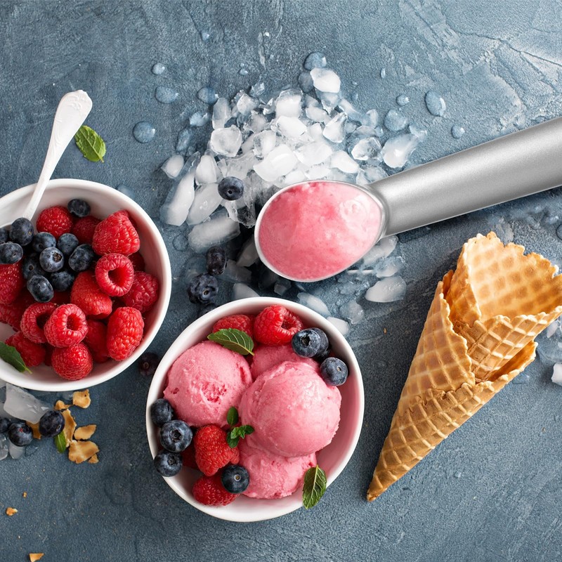 Nuenen 5 Pack Ice Cream Containers 1Qt Freezer Storage Tubs