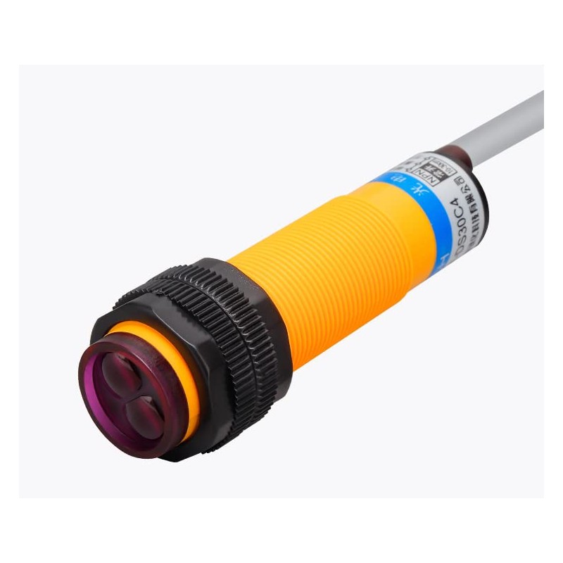 Heyiarbeit M18 Diffuse Photoelectric Switch Sensor Optical E3F-DS30C4 3 Lines