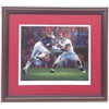 Alabama Football Never Again vs. Auburn by Daniel Moore - Featuring Trent Richardson Framed Print