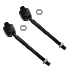 TRQ Front Inner Tie Rod Set Compatible with 2001-2006 Acura MDX 2003-2008 Honda Pilot
