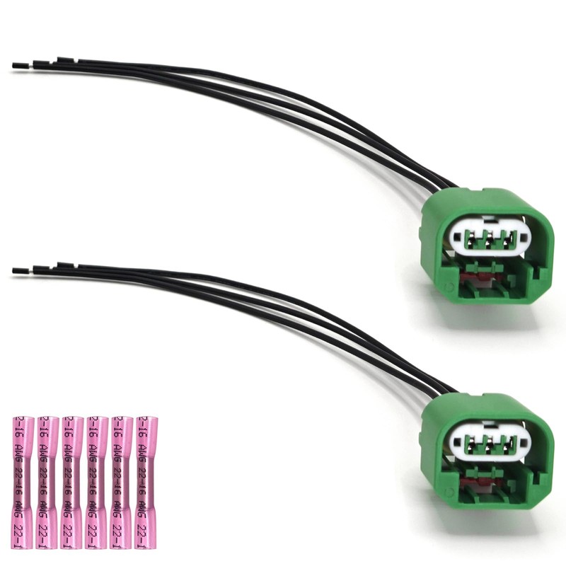 Pecafeitas 68064997AA Headlight Connector Wiring Harness, Compatible with Dodge Chrysler