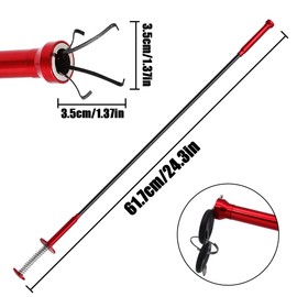 NILLOS Pick-Up Tool, 1 PCS Telescoping Magnet Pick-Up Tool for Engine Bay, Home Sink, Car Repair, Small Parts (Long 61.7 cm/24.29 in)