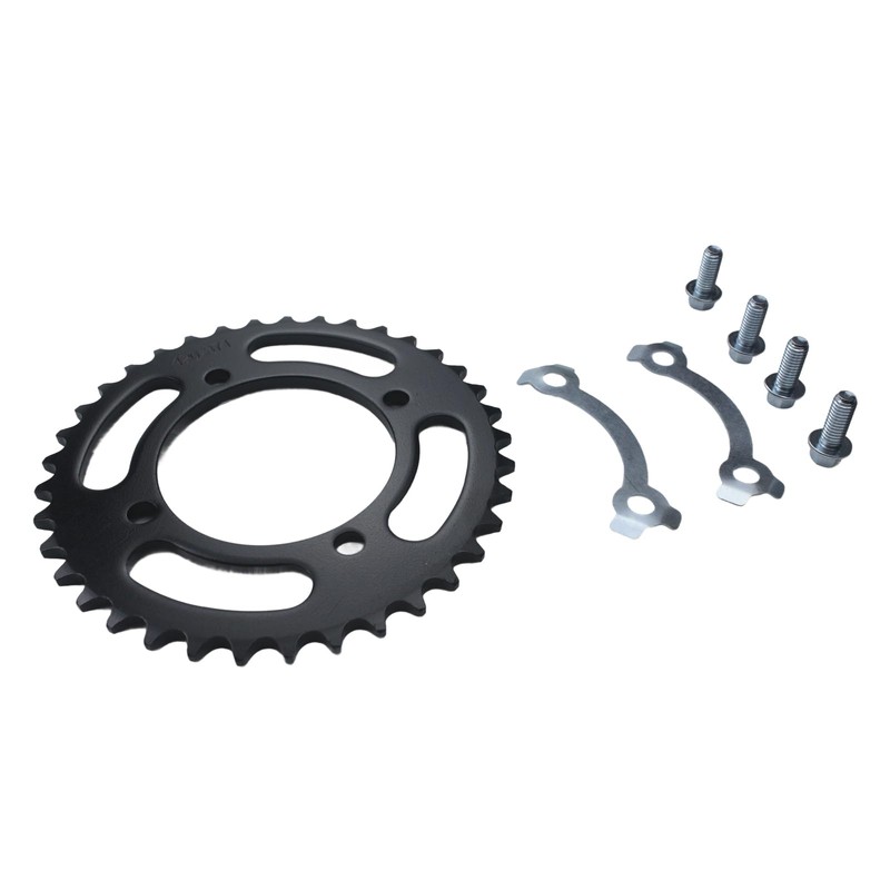 Adsspro Motorcycle 420 37T Rear Sprocket Chain 76mm ID for