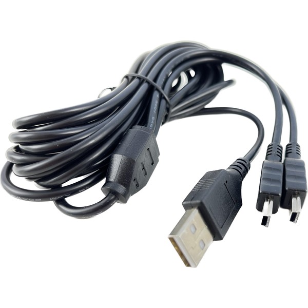 OMNIHIL 10FT-Mini-USB Splitter Cable Compatible with TI Graphing Calculator TI-84