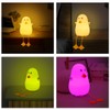 Duckling Night Light Sleep LED Light Night Lamp Soft Silicone
