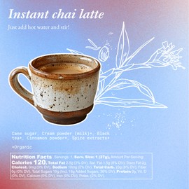 Evergreen Chai | Spicy Ginger Chai Latte | No Steeping/Straining | Just Add Hot Water