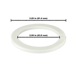 Univen Gasket for Stovetop Espresso Coffee Makers 9 Cup 3 PACK fits Bialetti, Imusa, BC, etc.