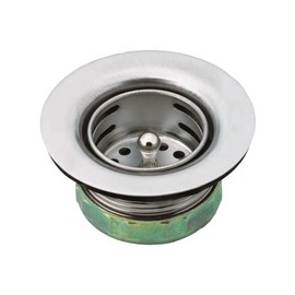 Moen 22174 Sink Basket Strainer with Drain Assembly, 2", Stainless Steel