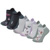 Dr. Motion 6 Pairs Womens Low Cut Ankle Cushioned Breathable