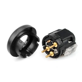 AUCERAMIC Transmission Overdrive Switch Button with Gear Shifter Handle Cap Bezel Fit for1992-2004 Ford F150 F250 F350 F450 E150 E250 E350 OEM Shifter Button and Cap Bezel