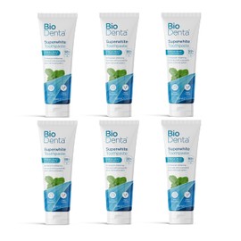 BioDenta Tooth Paste Parent 75ml (6 Pack, Super White)