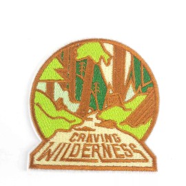 Unbranded Craving Wilderness Iron-On Patch Hiking Camping Nature Forest Trees Hike 3535