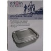 Origin Outdoors Unisex Adult Deluxe Lunch Box, Stainless Steel, 0.8