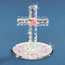 Glass Baron Cross Figurine