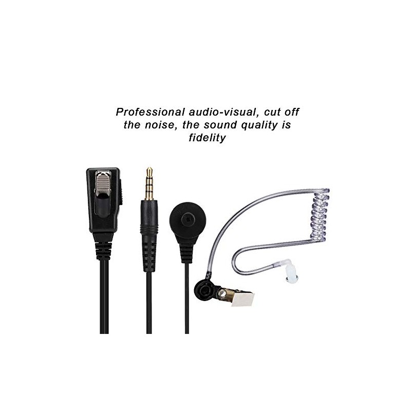 Hilitand Auriculares Con Cable PTT, Portátiles Con Micrófono y Enchufe