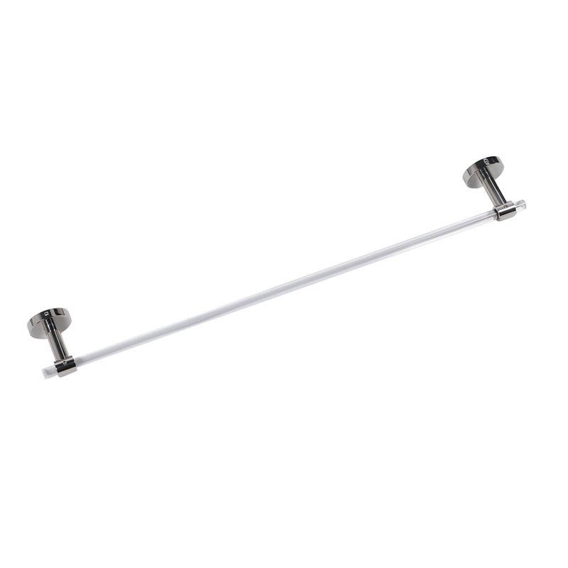 Towel Holder Rod Minimalist Light Luxury Acrylic Wall Mounted Towel
