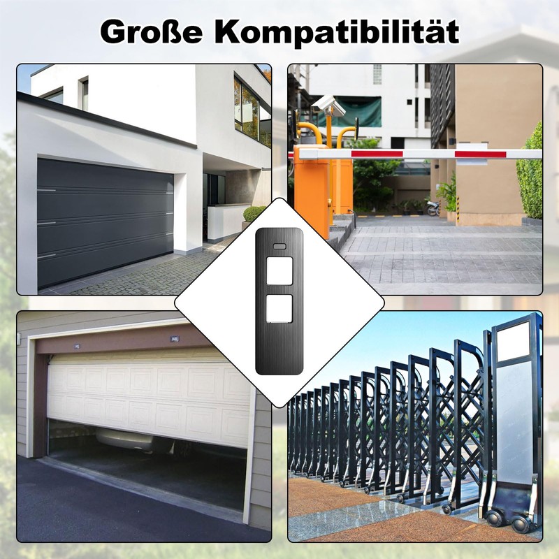 868MHZ Remote Control Garage Opener 2 Channel Handheld Transmitter Pack