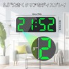 Koolertron Large Screen Digital Clock, Wall Mounted, Tabletop, Capital Letters,