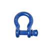 Hi-Gear 1 Pack Blue Rigging 5/8" Bow Shackles D Ring