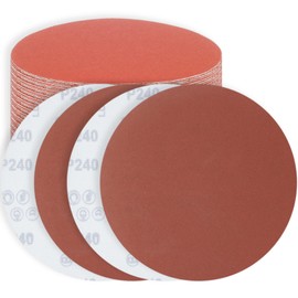 FEIHU Pack of 30 Sanding Discs 200 mm Velcro Grit P240 Sandpaper 200 mm Sanding Disc 200 mm for Sanding / Polishing