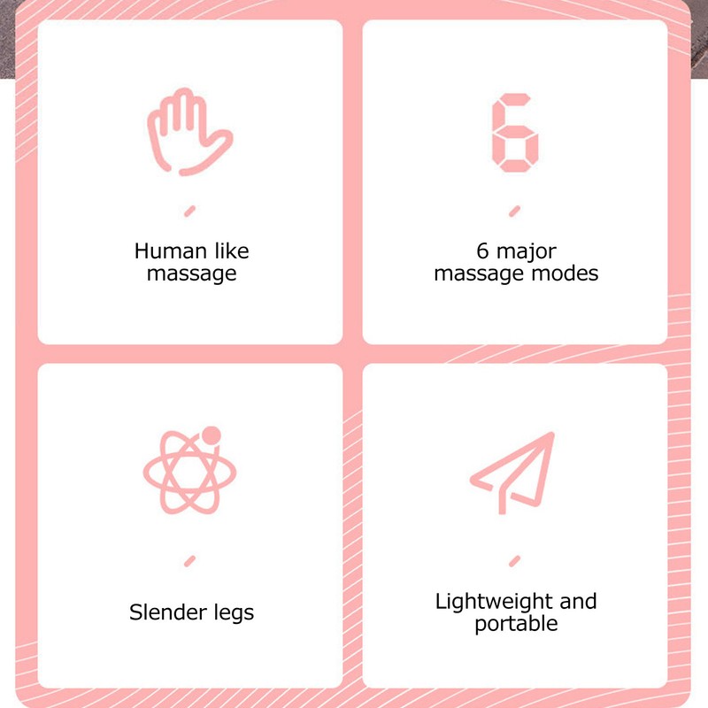 Pulse Massage Foot Pad 6 Modes EMS Foot Massager Machine
