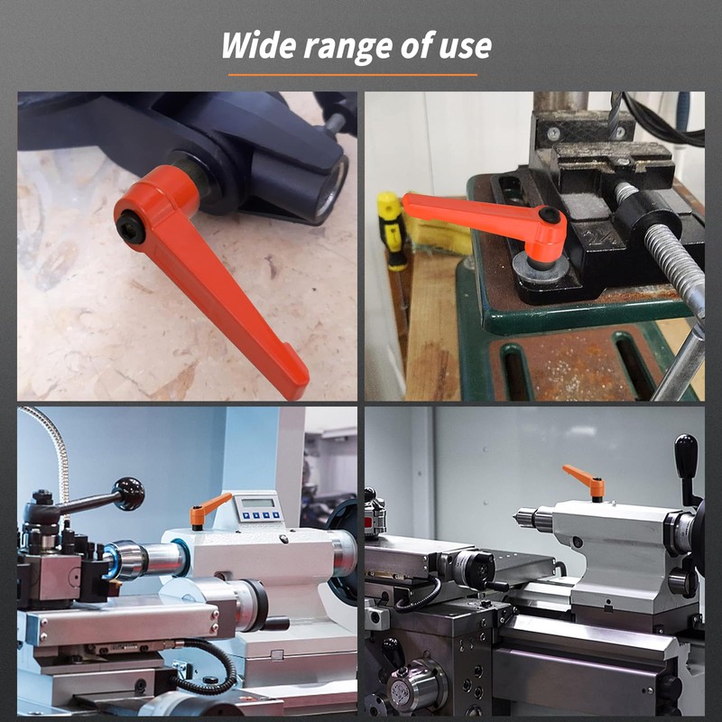 Adjustable Clamping Lever Handle, M5-50 mm Clamping Handle Nut Clamping