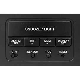 Bresser Wireless Temperature Station Weather Station Temeo SQ with outdoor sensor, black