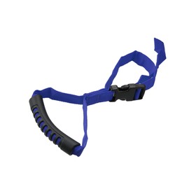 Hihaha Car Grab Handle Adjustable Standing Aid Vehicle Assist Grip Handle Support Bar Safety Portable Nylon Grip Handle Car Assist Device Blue Durable Material