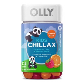 Gomitas Olly Kids Chillax: L-teanina Y Magnesio Relax 114 Pz Naranja Y Fresa