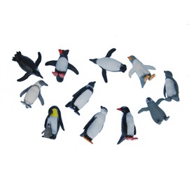Miniblings Set Of 10 Penguin Animal Figure Figures Figurines Antarctica Arctic