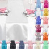 Time to Sparkle 5 Pack Satin Table Runners 12"x108"inch (Silver)